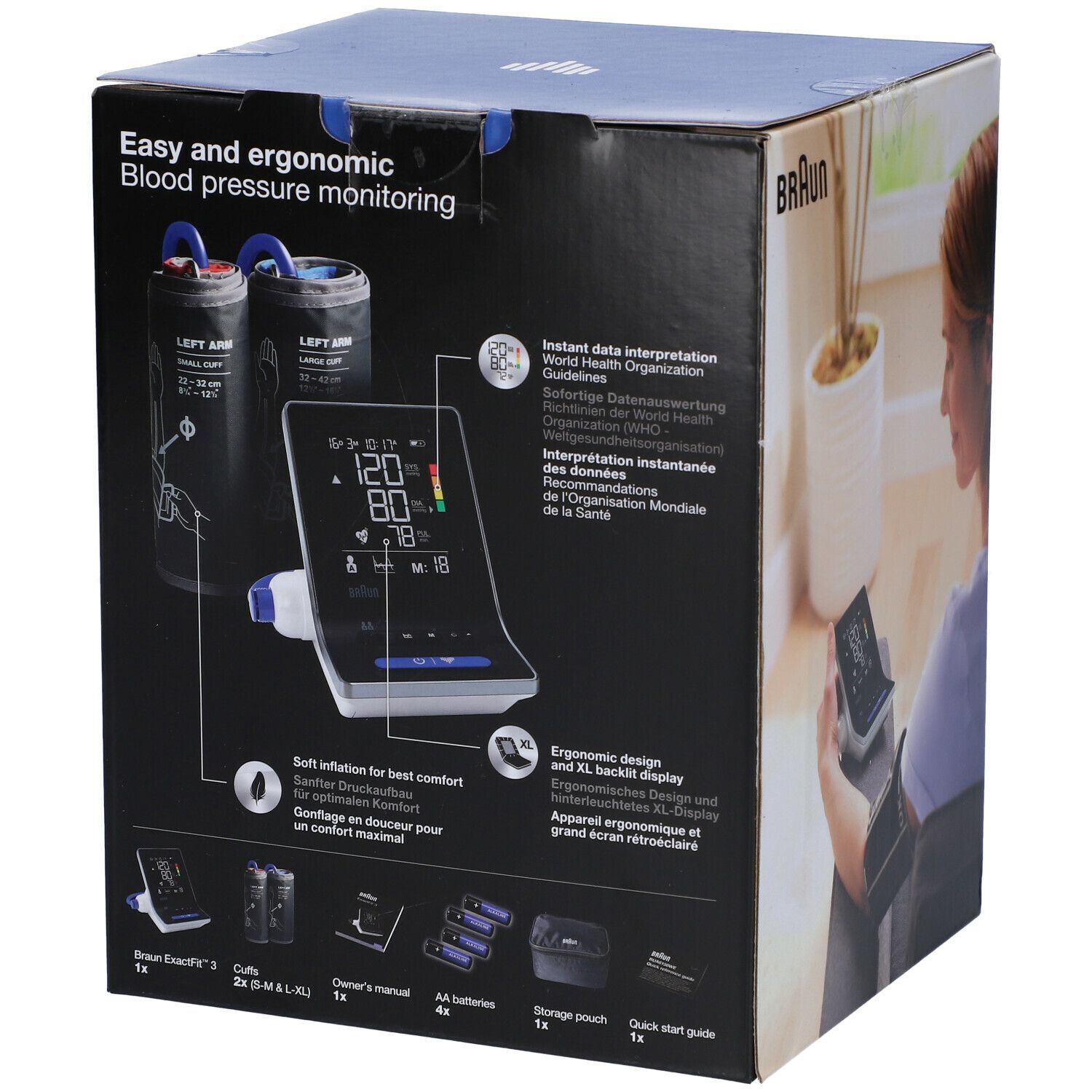 BRAUN Blutdruckmessgerät ExactFit™ 3 1 St - Shop Apotheke