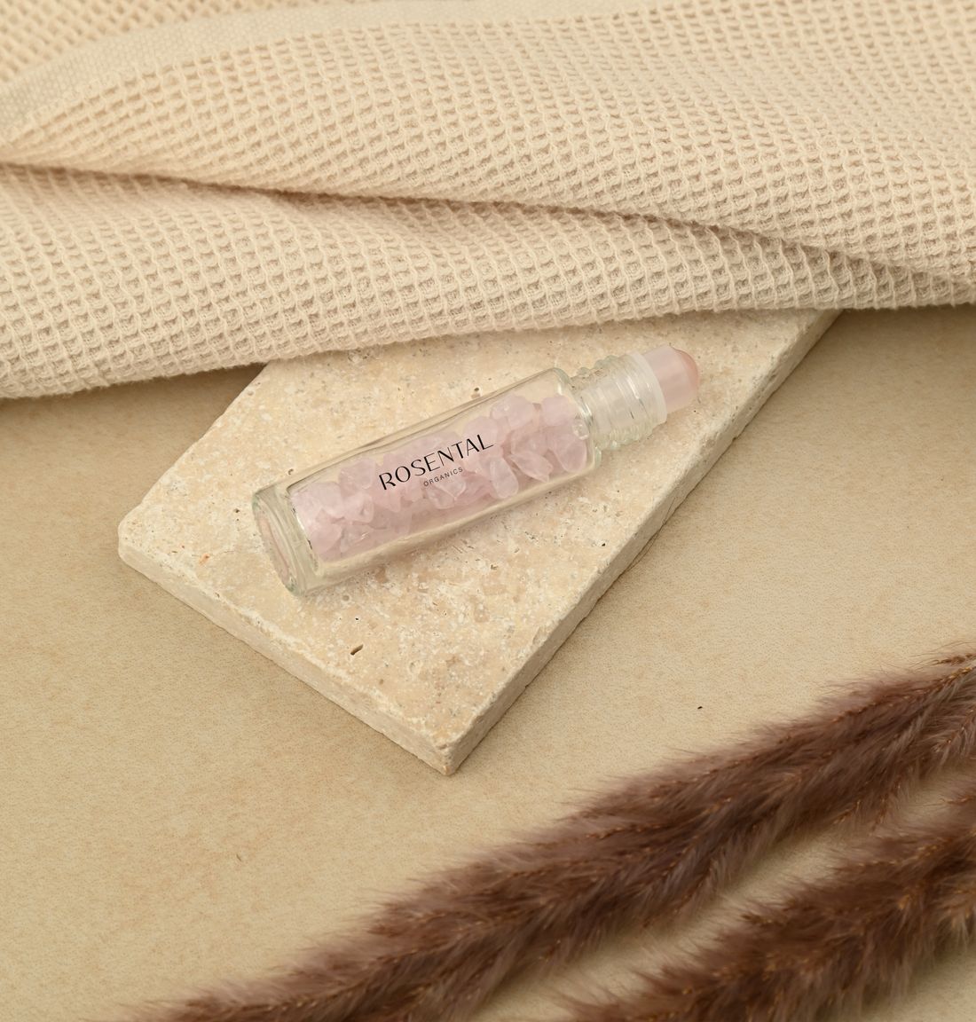 Rosental Organics Face Yoga Roll-On | Rose Quartz
