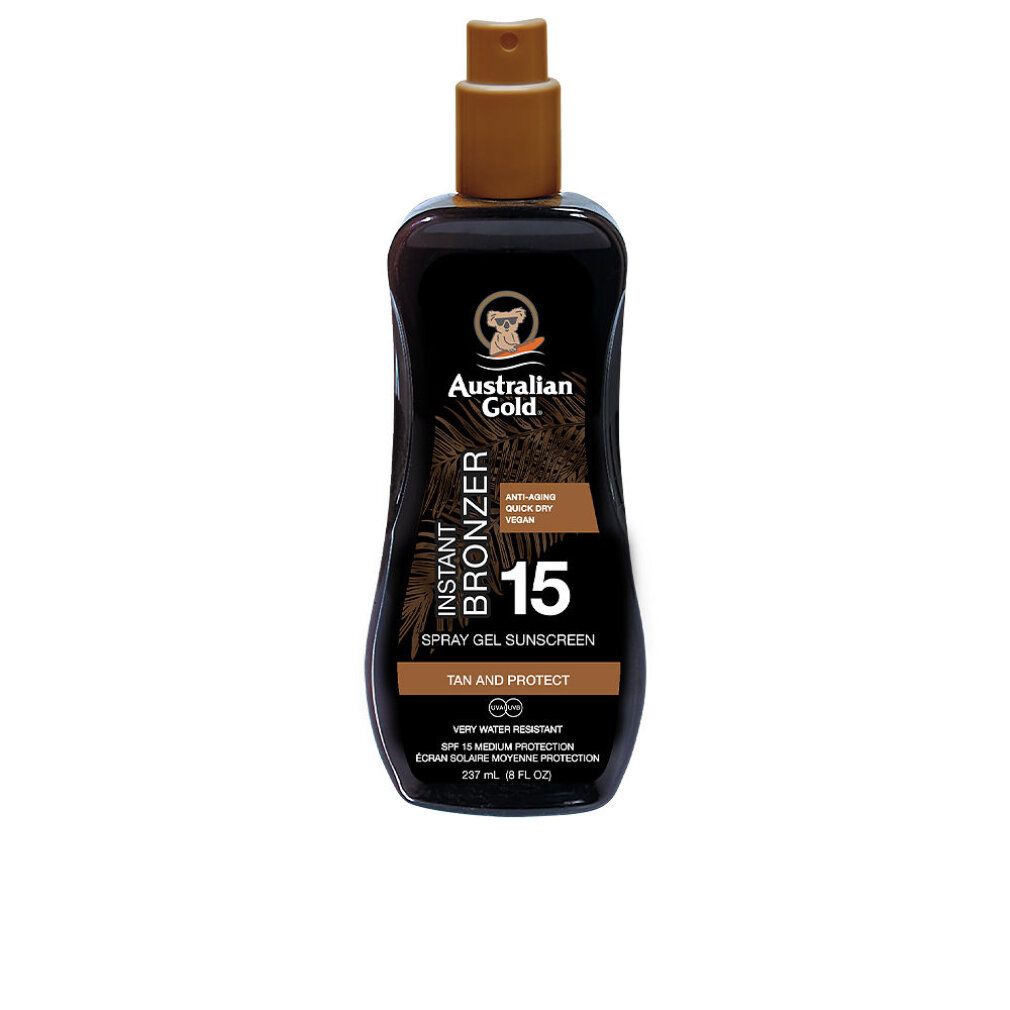 Australian Gold SPF15 Spray Gel & Bronzer