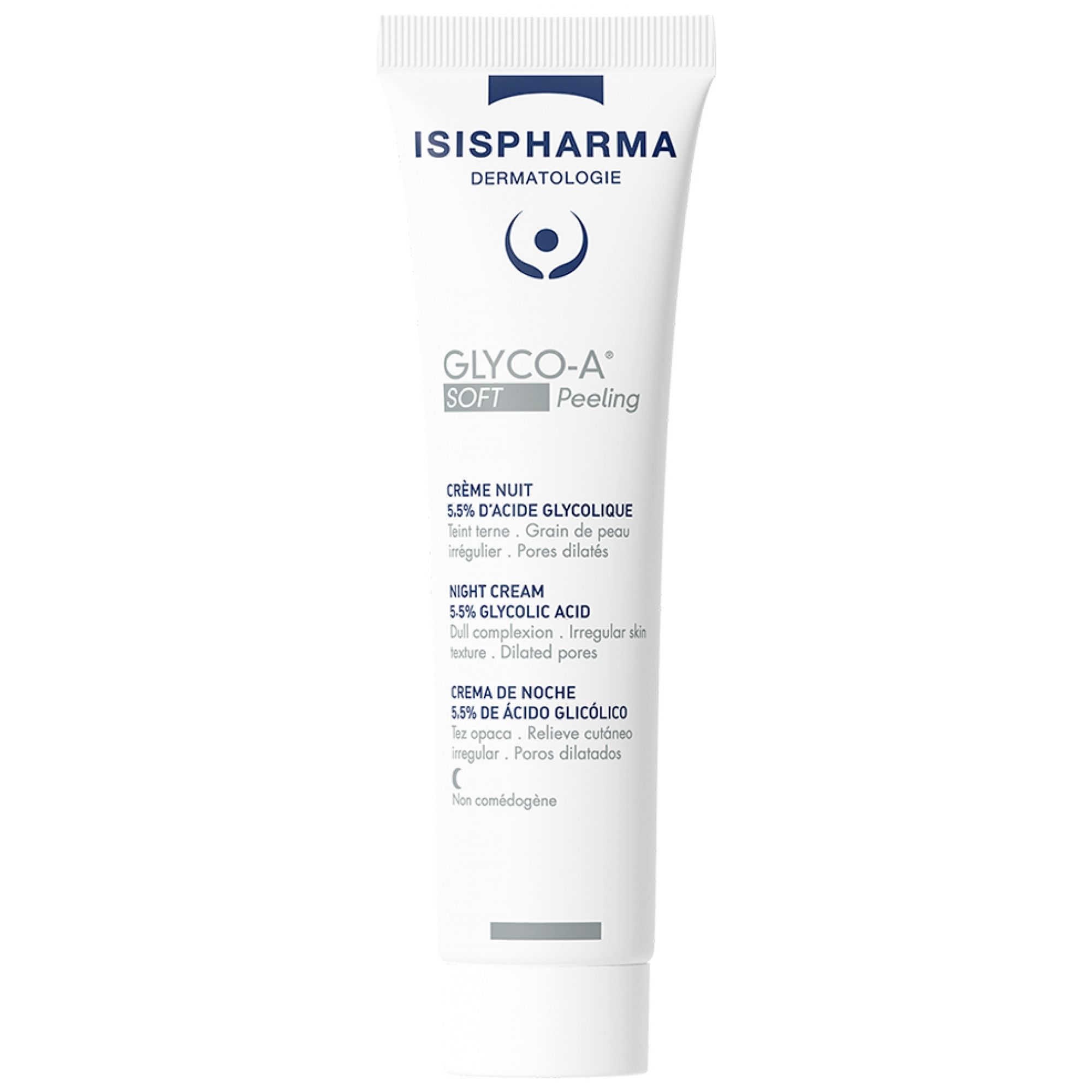 Isispharma Glyco-A Soft Peeling Cream Nacht 5,3x3,4x13,2 cm