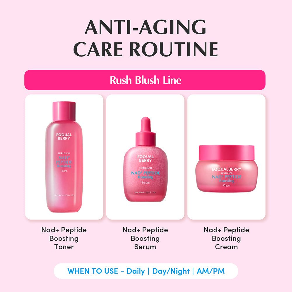 EQQUALBERRY NAD+ Peptide Boosting Toner