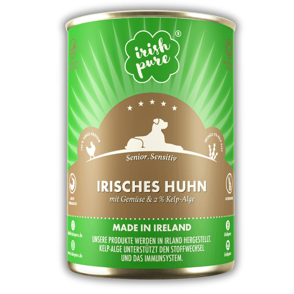 Irish Pure Hunde-Nassfutter Senior – Irisches Huhn mit Gemüse 24 St
