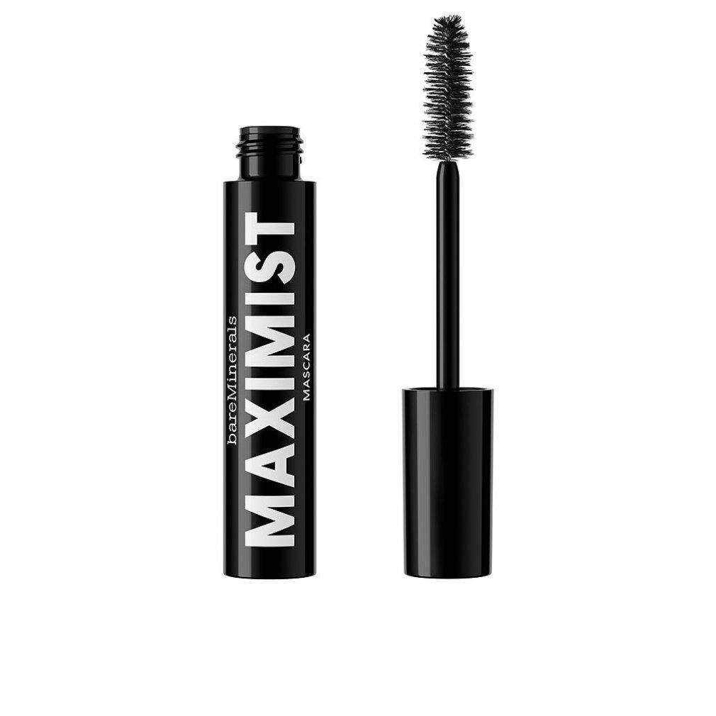 bareMinerals MAXIMIST Mascara mit Bürste und Flasche.