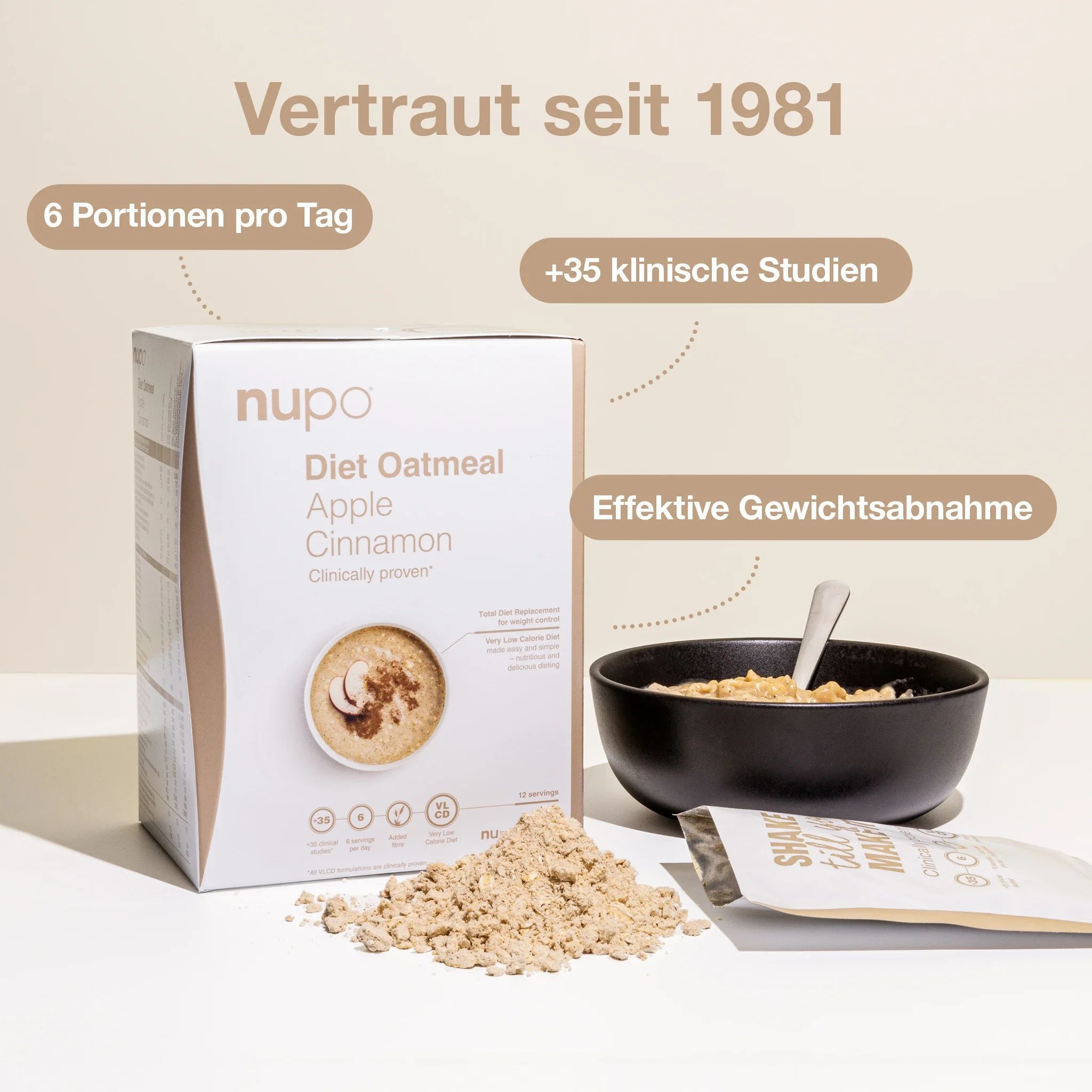 Diet Oatmeal Apple Cinnamon