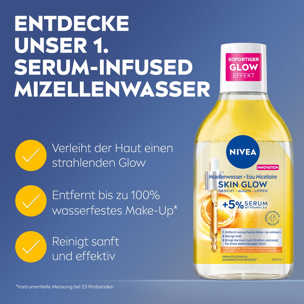 NIVEA Mizellenwasser Skin Glow & Regeneration Routine Set Reinigung
