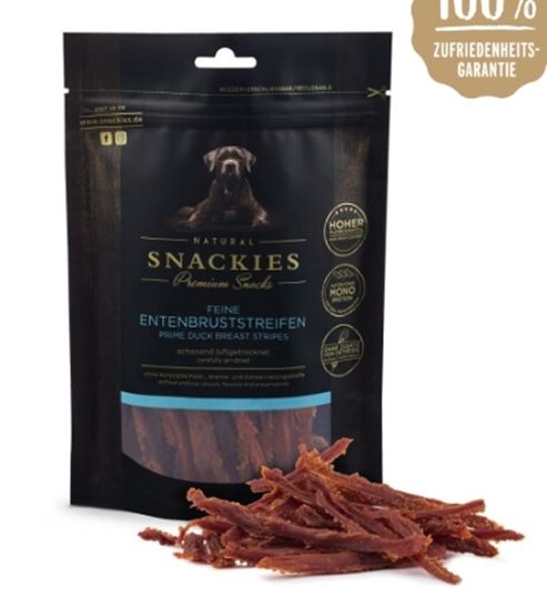 Snackies Feine Entenbruststreifen 170 g Futter