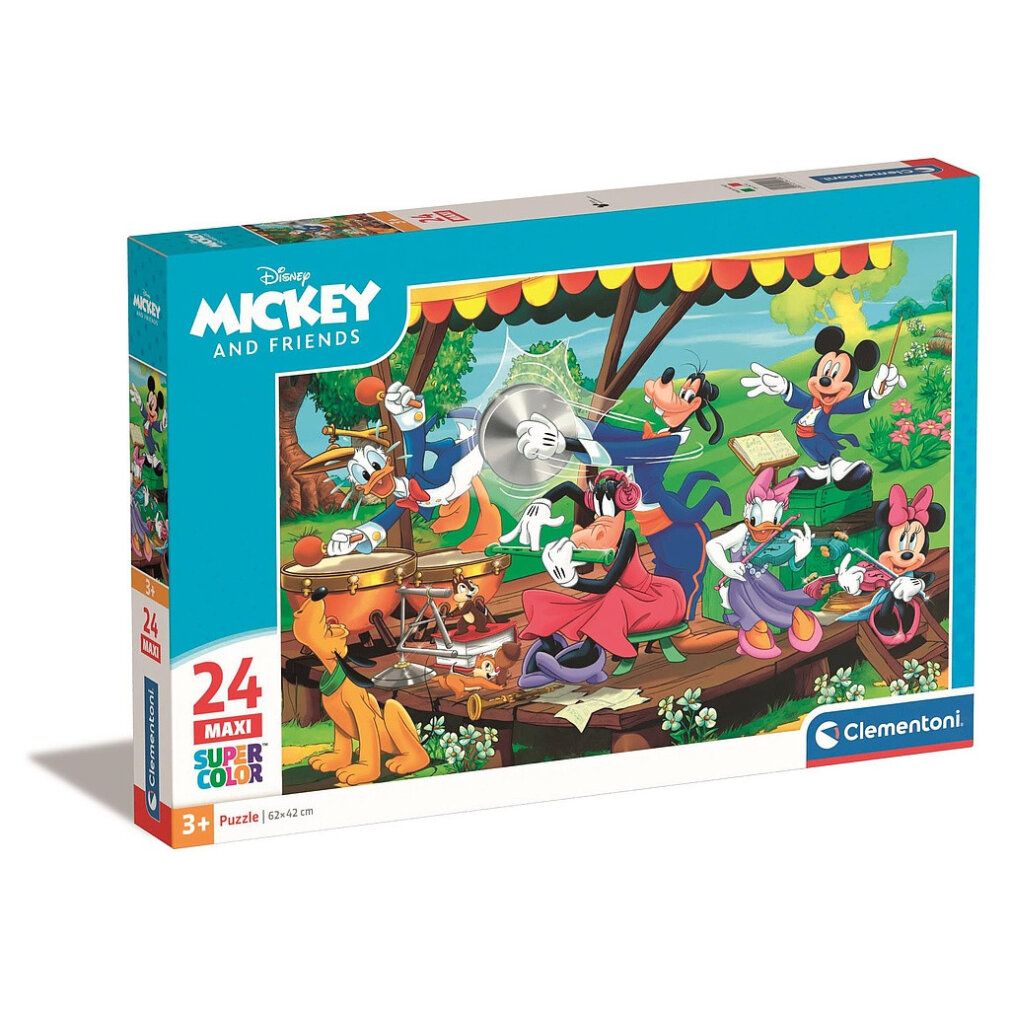 clementoni Puzzle Micky Maus und Freunde maxi 24 Teile