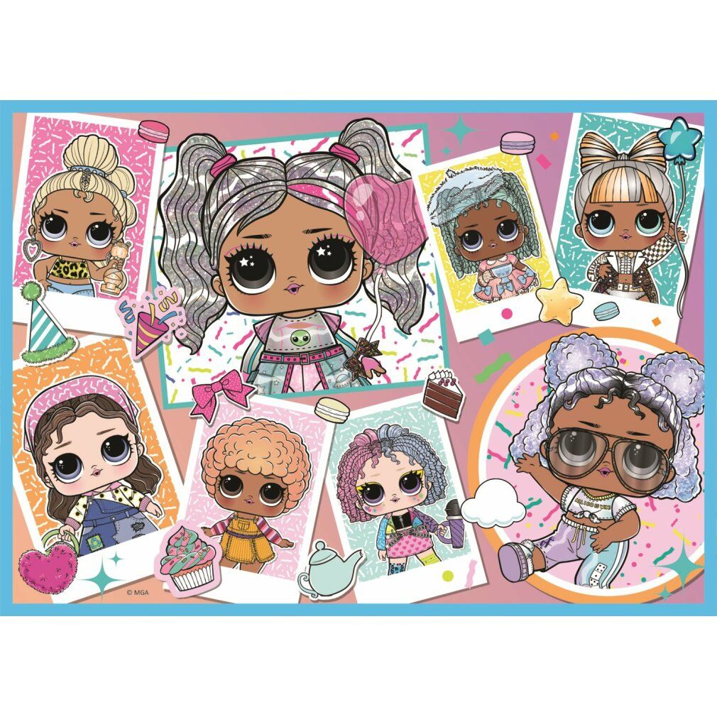 trefl Puzzle lol Surprise: Treffen Sie die Puppen 4in1 (35,48,54,70 Teile)