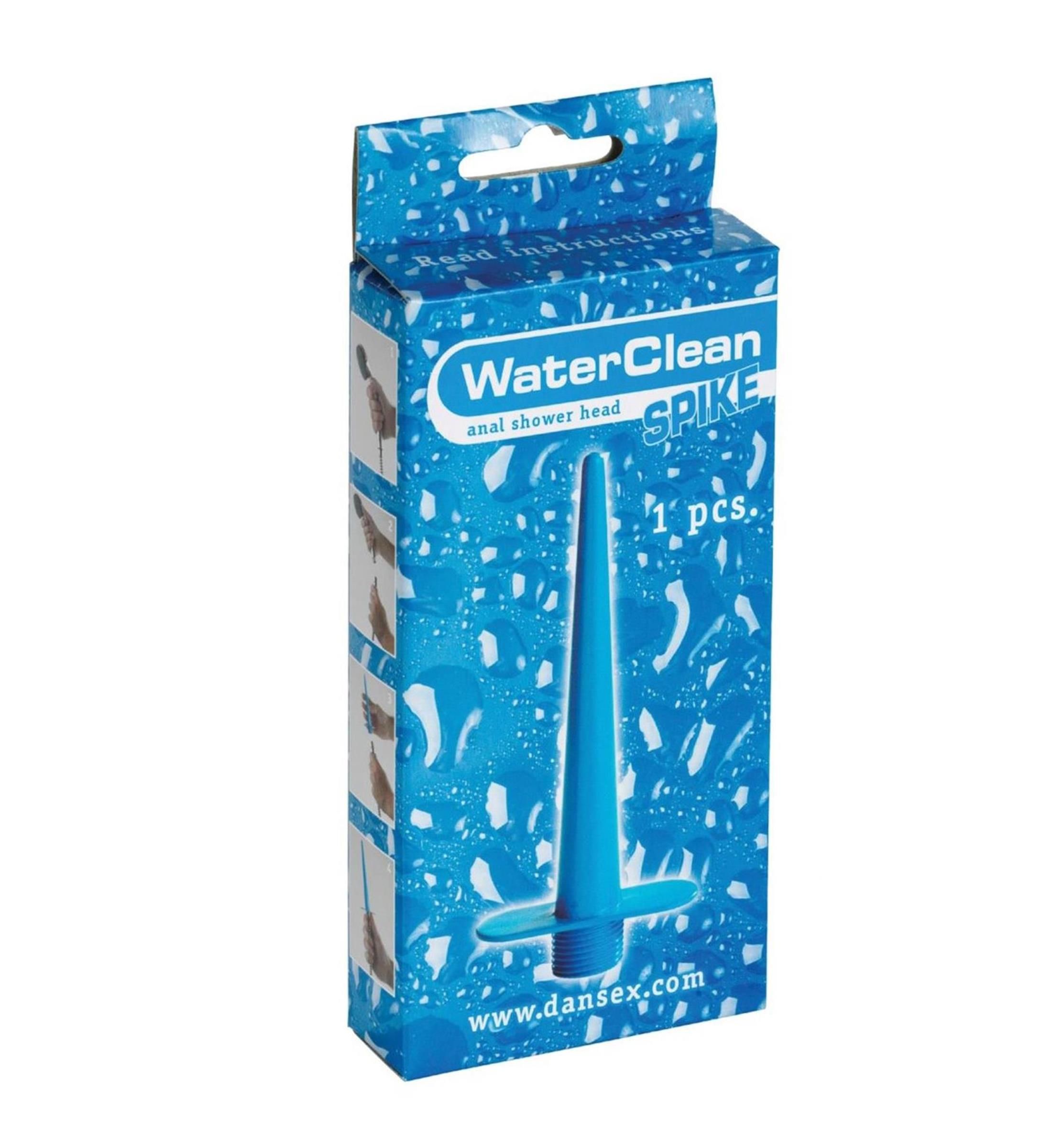 WaterClean Shower Head Spike blue