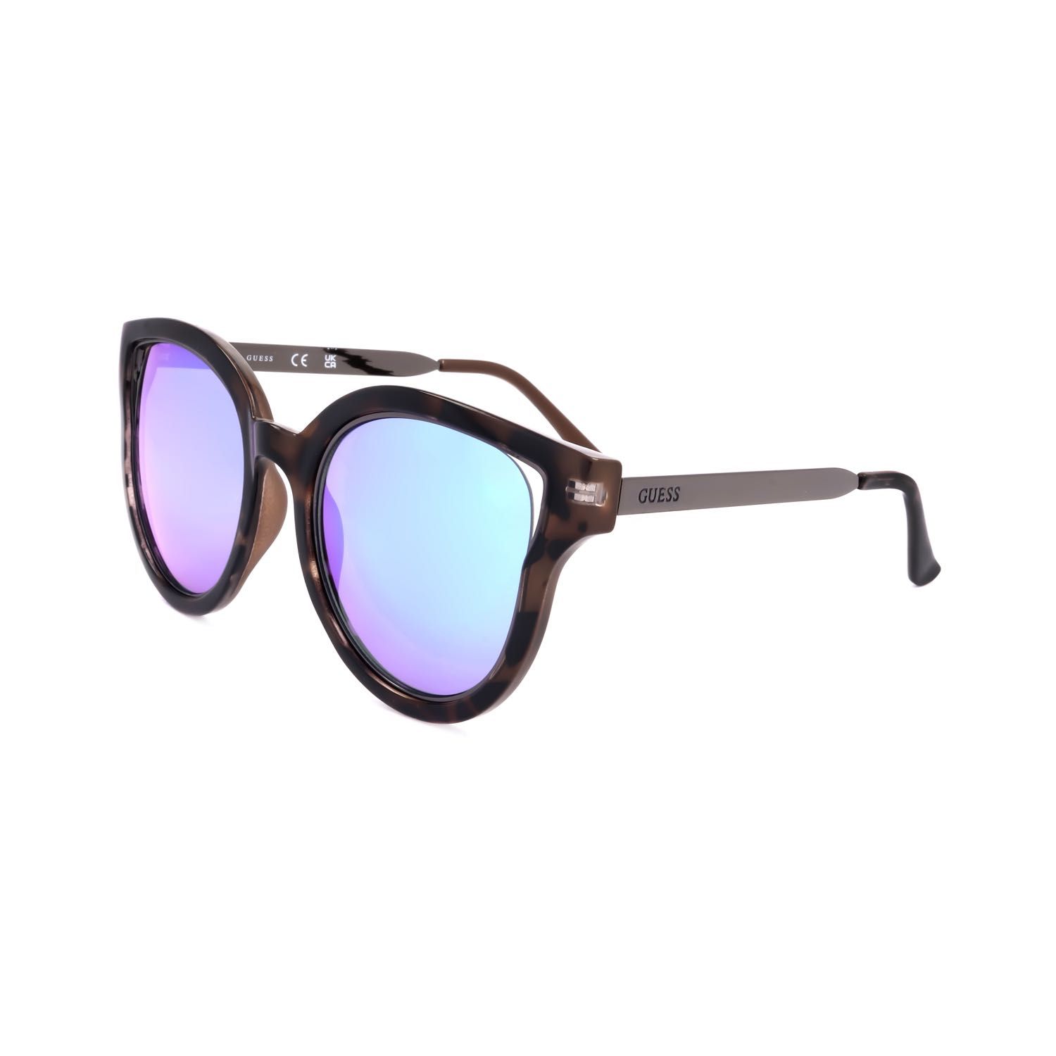 Guess Factory occhiali da sole donna GF0323 mottled brown gunmetal