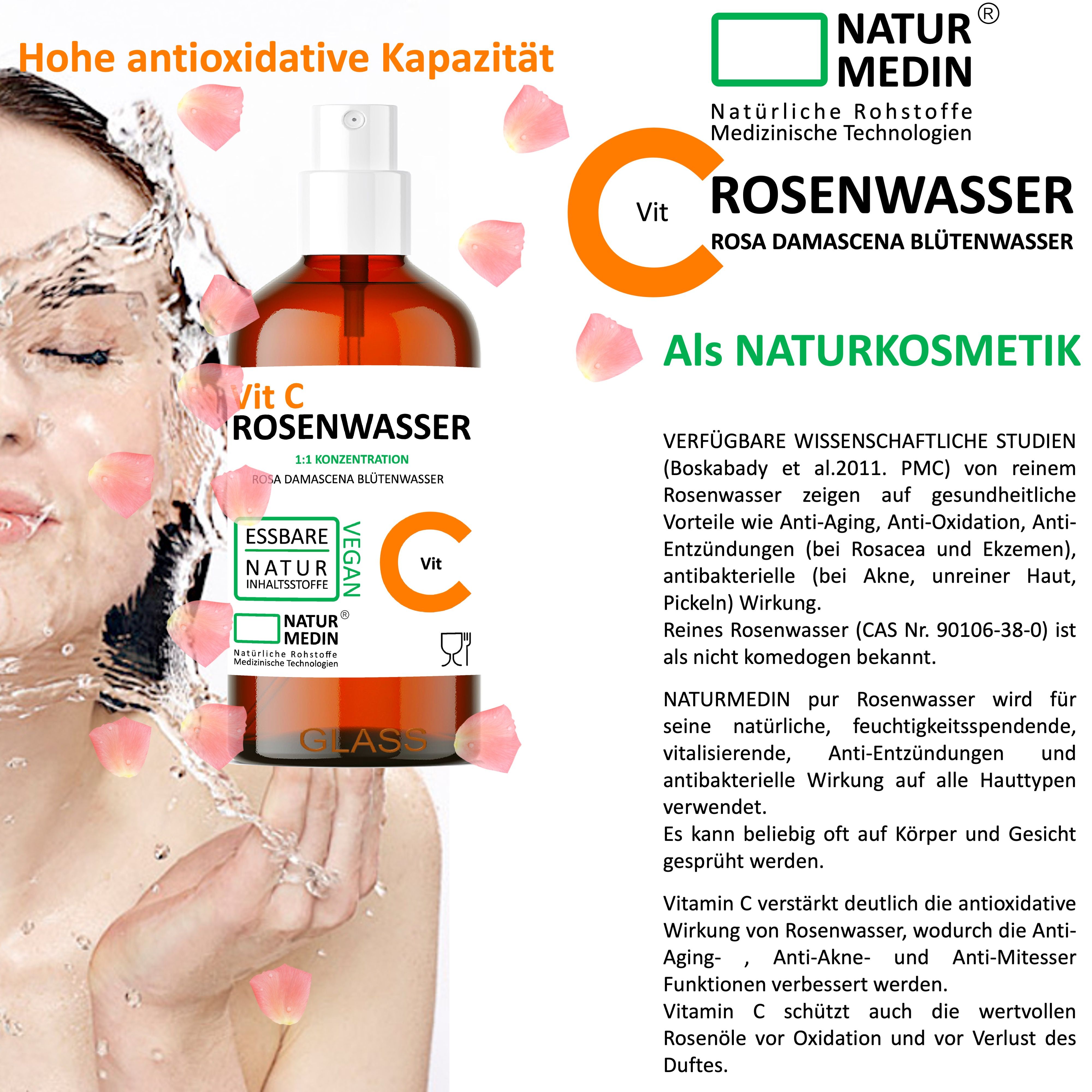 NATURMEDIN®  Vitamin-C Rosenwasser