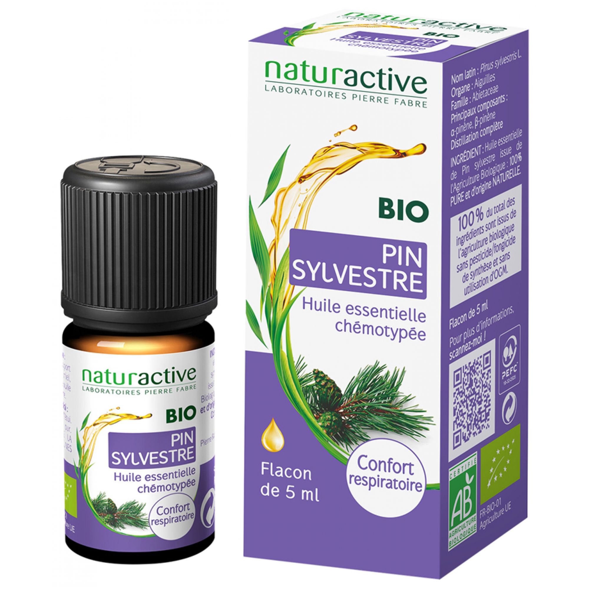 Naturactive Ätherisches Öl Bio Kiefer 8x3x3 cm