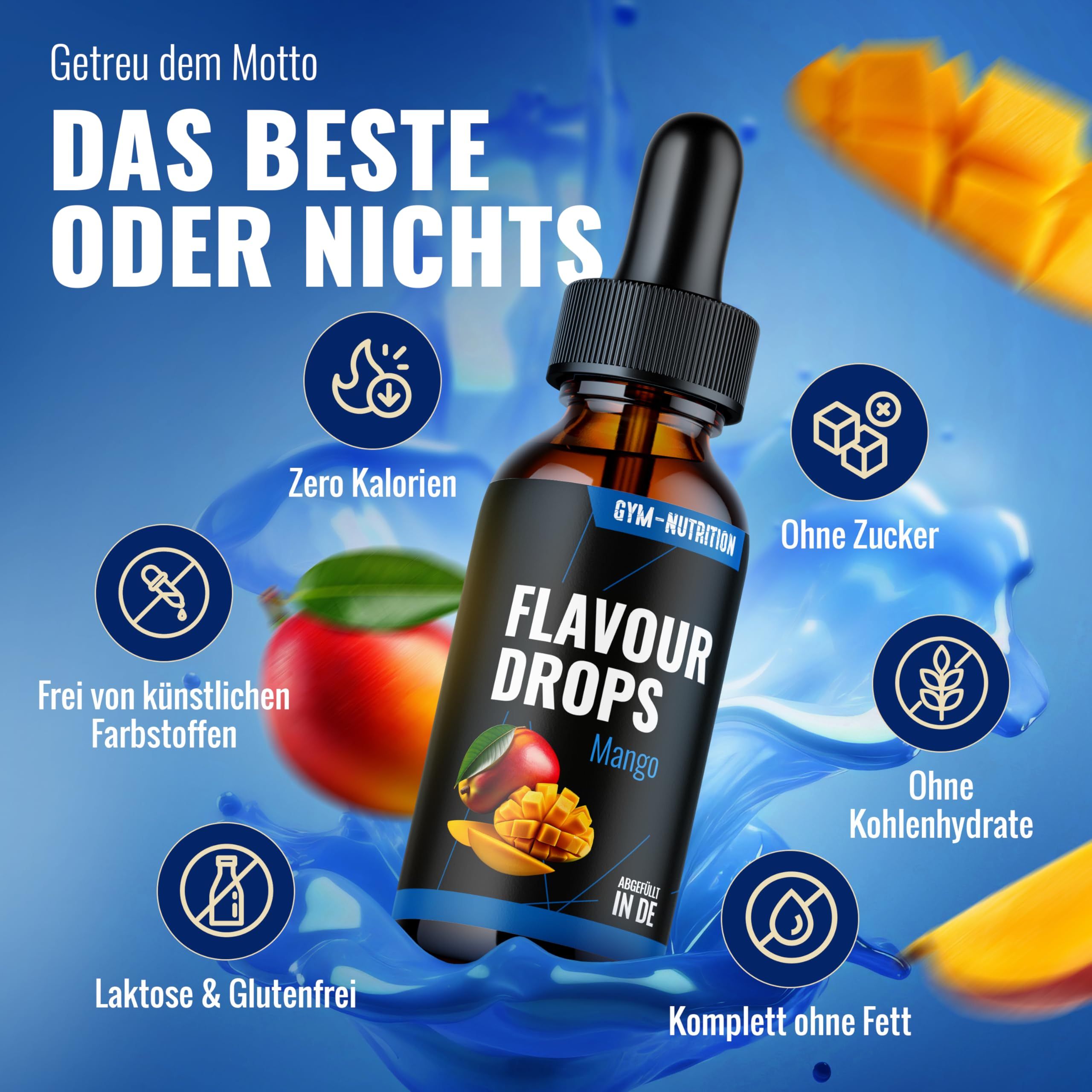 Gym Nutrition Flavour Drops Zuckerfrei 50ml