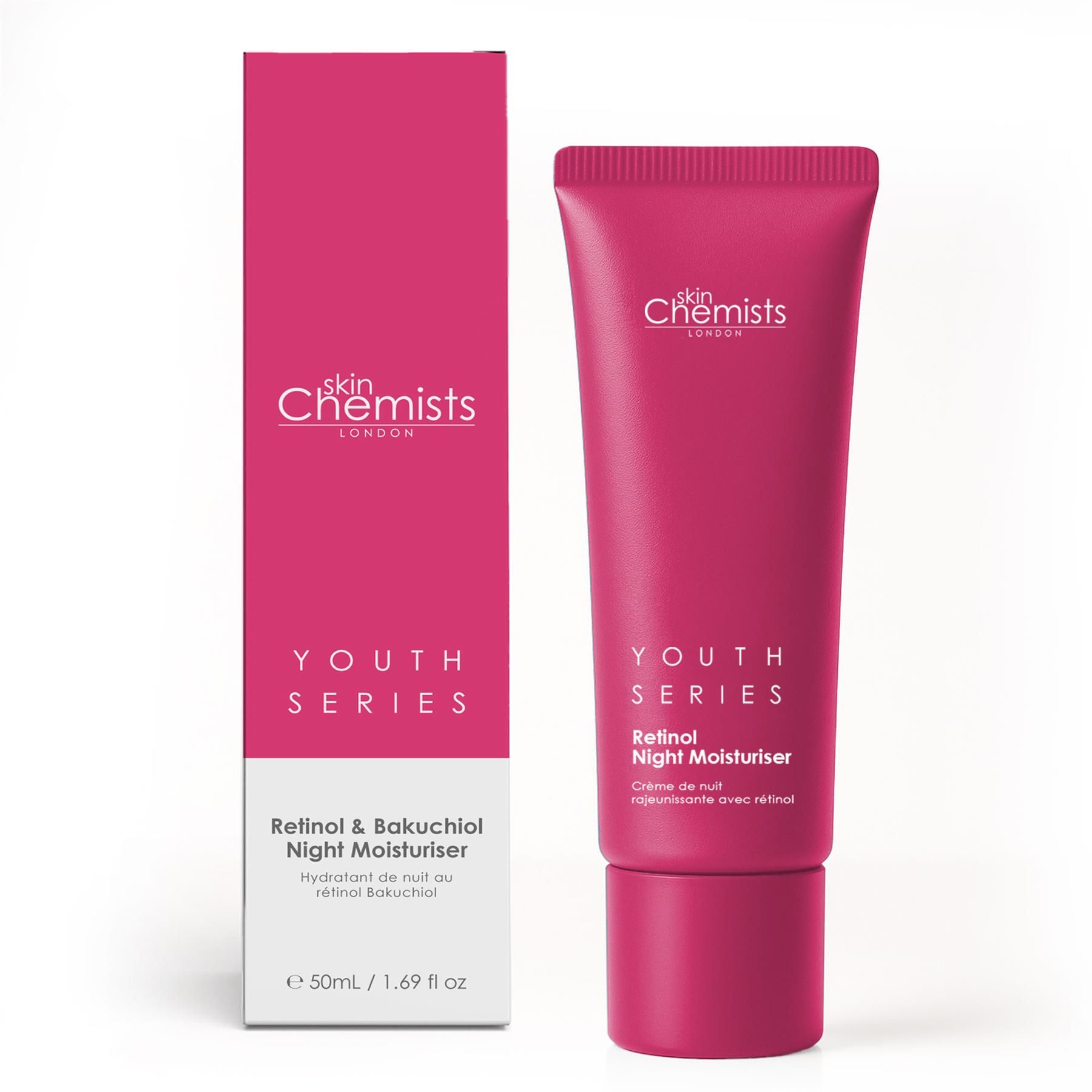 skinChemists Retinol & Bakuchiol Anti-Aging Nachtcreme 50 ml