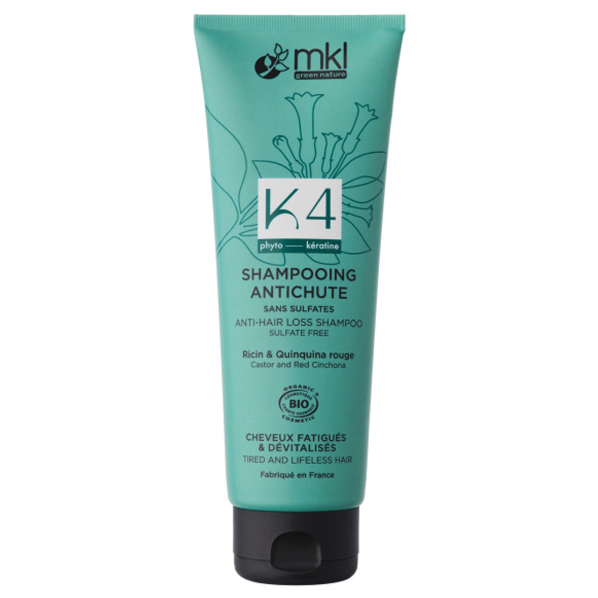 MKL Green Nature K4 Anti-Haarausfall Shampoo Müdes Haar Bio 20,5x7,8x4,5 cm