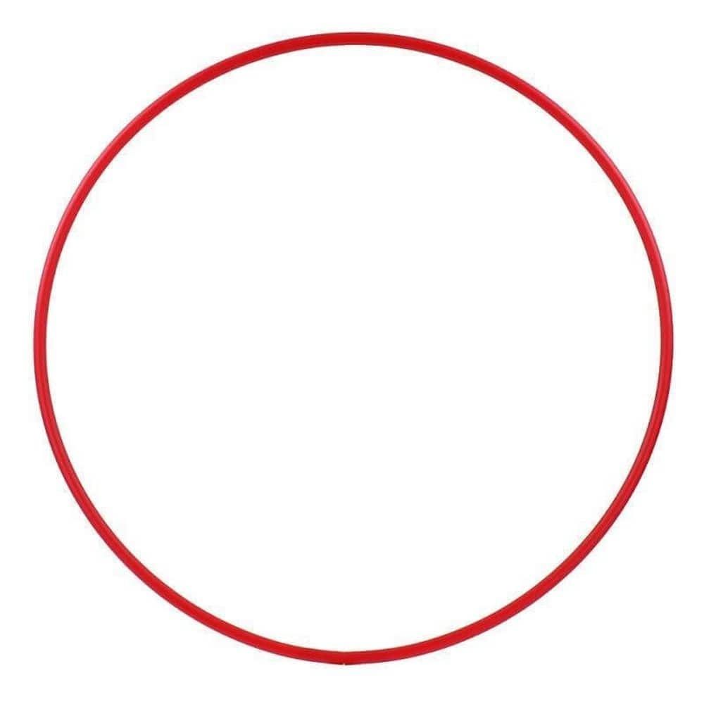 Hoopomania Kinder-Hula-Hoop ohne Deko- und Grip-Tape | Ø 70 cm Rot 1 St