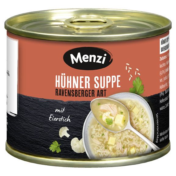 Menzi Hühnersuppe Ravensberger Art