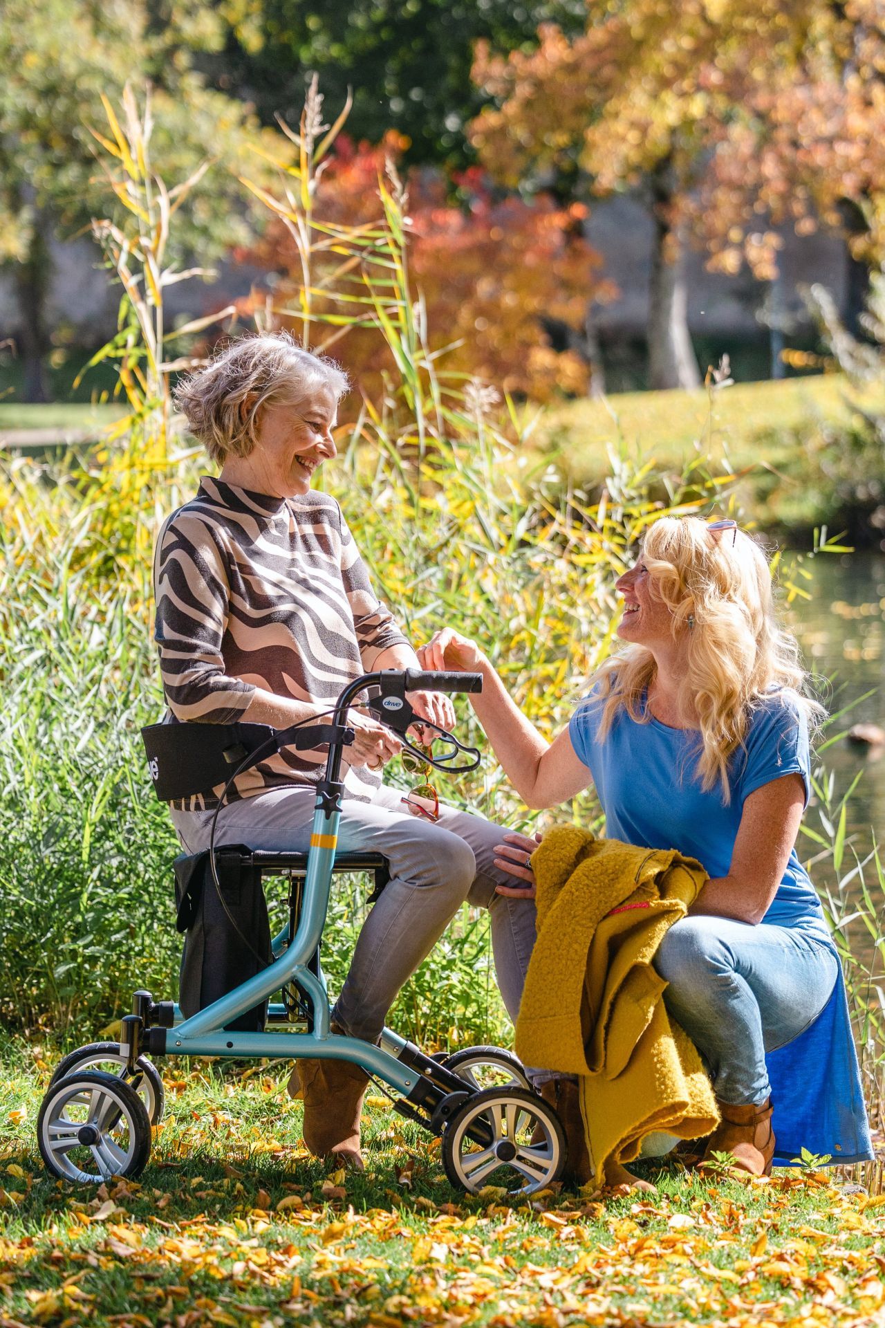 Drive Medical Nitro SL Rollator Spa-blau