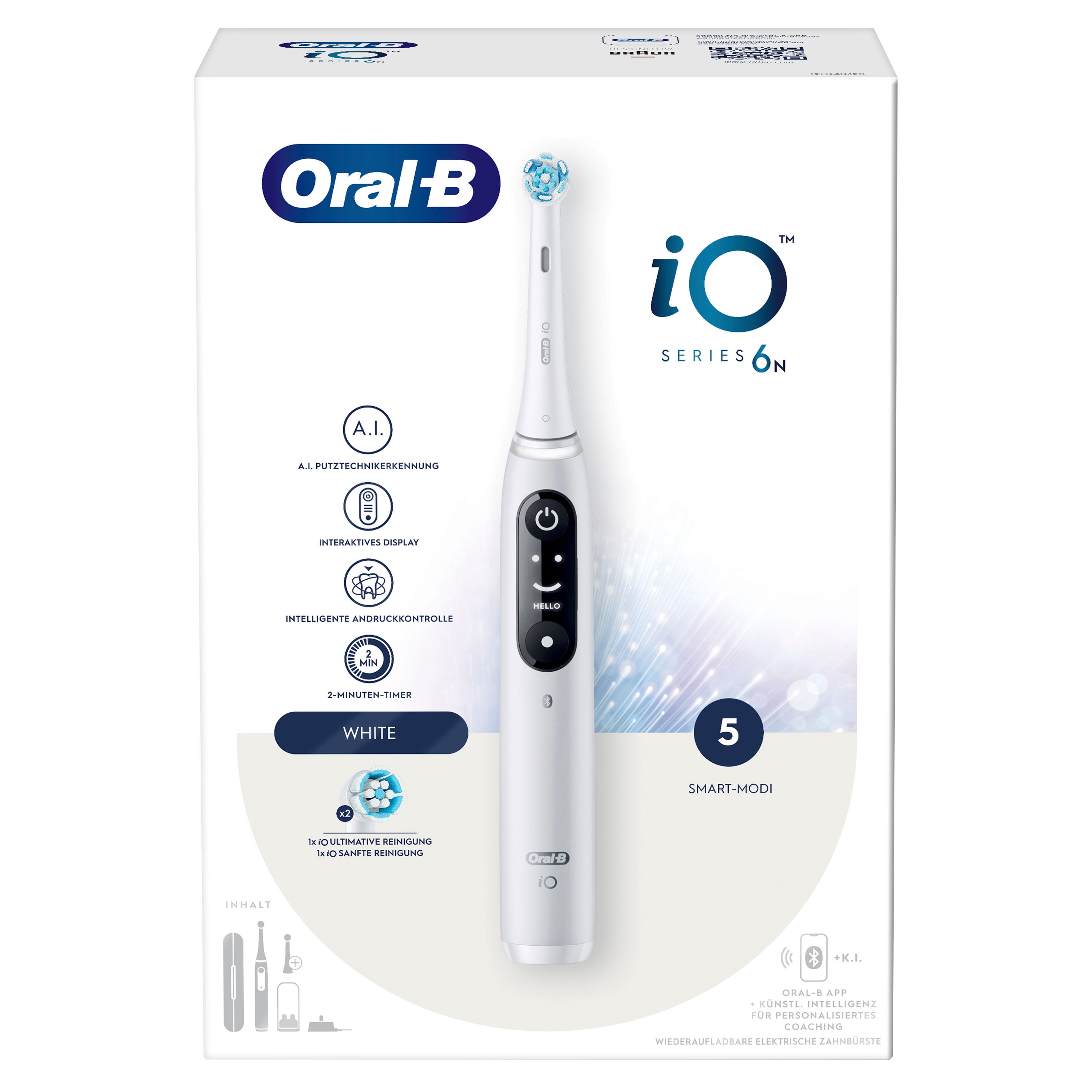 Oral-B - Elektrische Zahnbürste "iO 6 + Reiseetui"