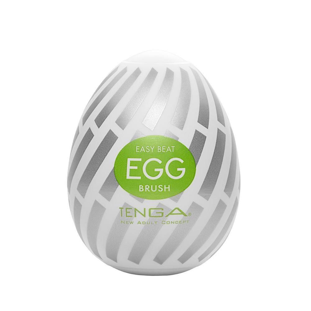 Tenga Ei Masturbator „Egg Brush“ mit Softborsten-Struktur