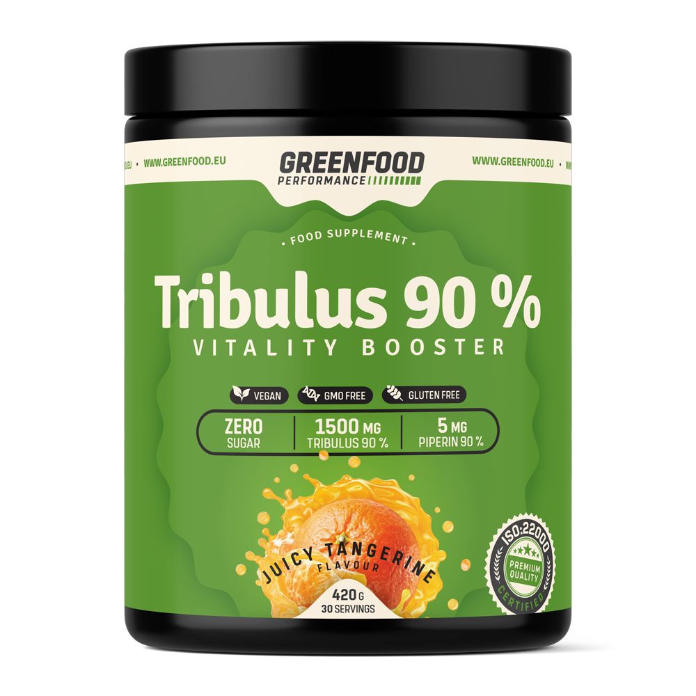 GreenFood Nutrition Performance Tribulus 90% Juicy Tangerine