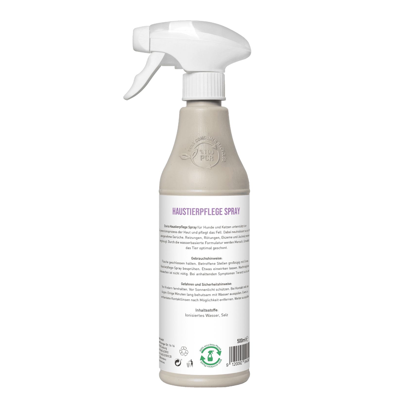 Envira VET Haustierpflegespray FÜR Hunde & Katzen 500 ml Spray