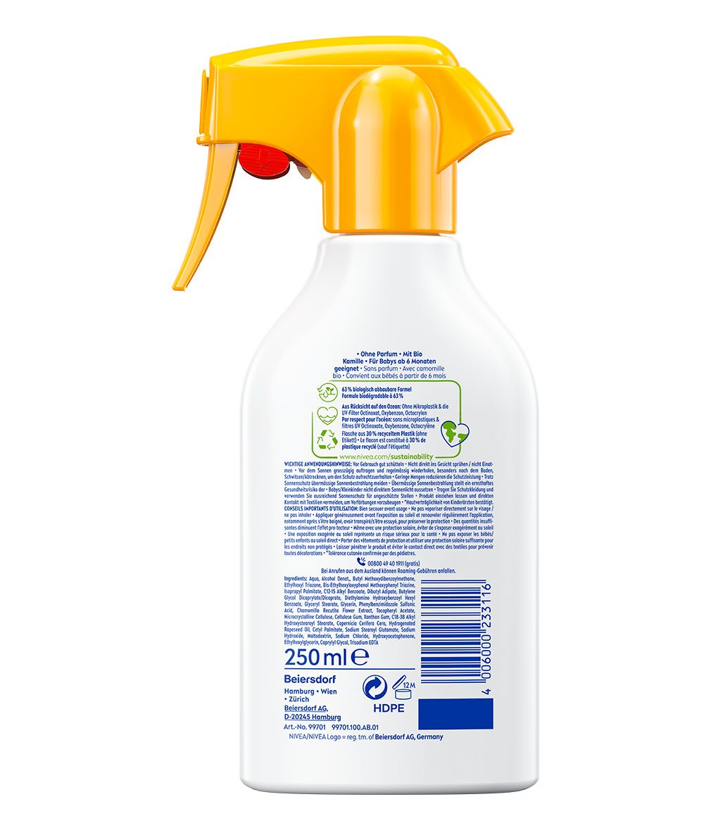 NIVEA Sun Babies & Kids Sensitiv Schutz Sonnenlotion LSF 50+