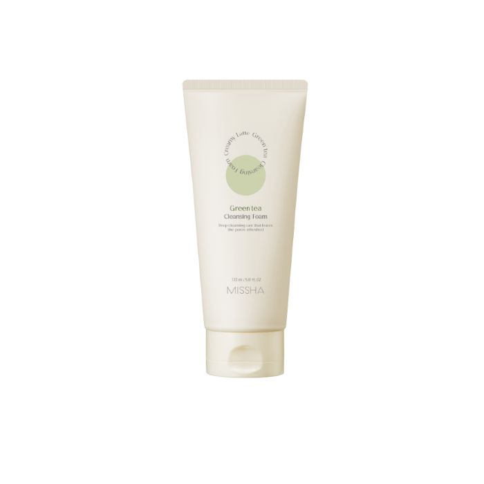 Cremiger Latte Grüner Tee Reinigungsschaum 180ml 1 St