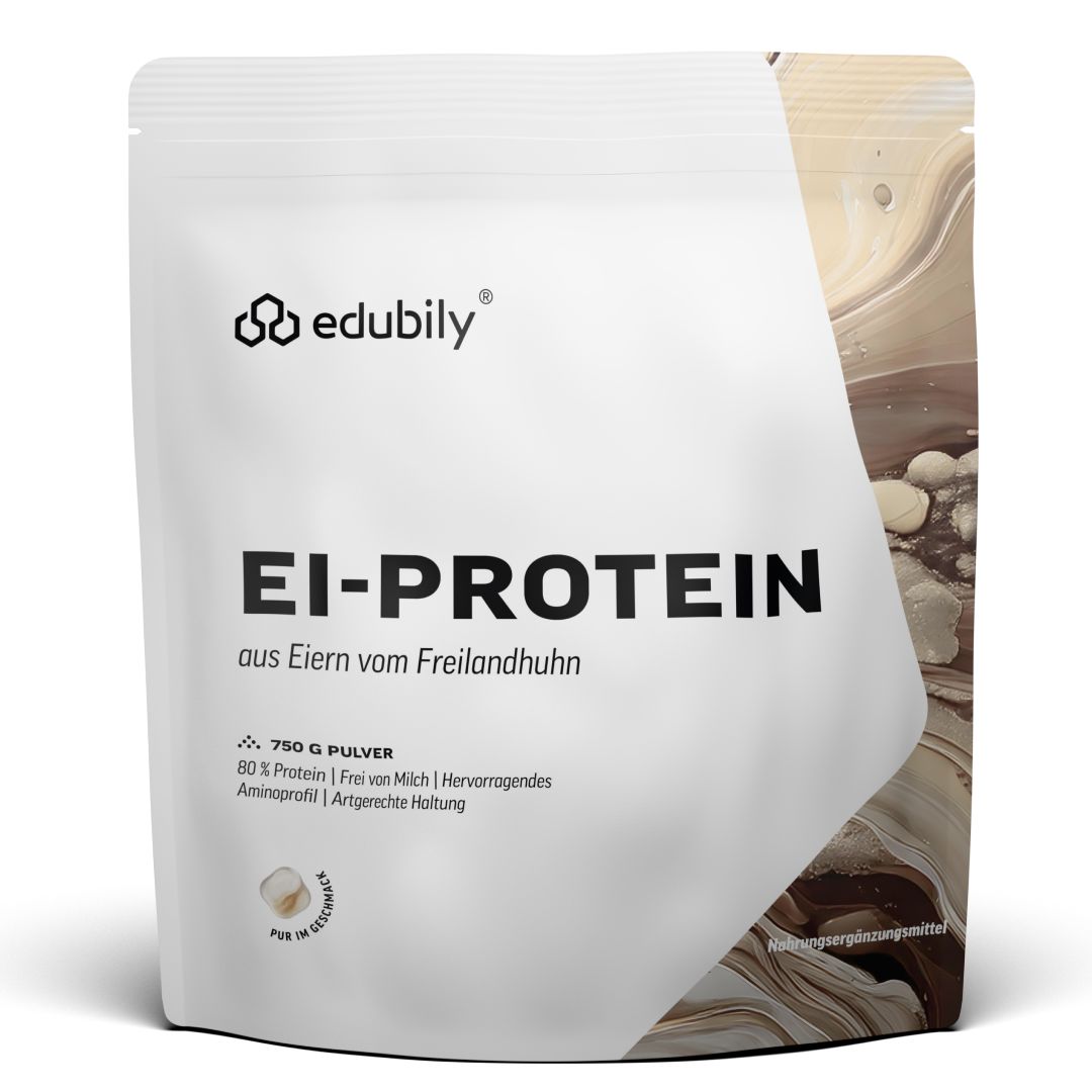 edubily® Eiklar Protein Pulver aus Freilandhaltung Neutral 750 g