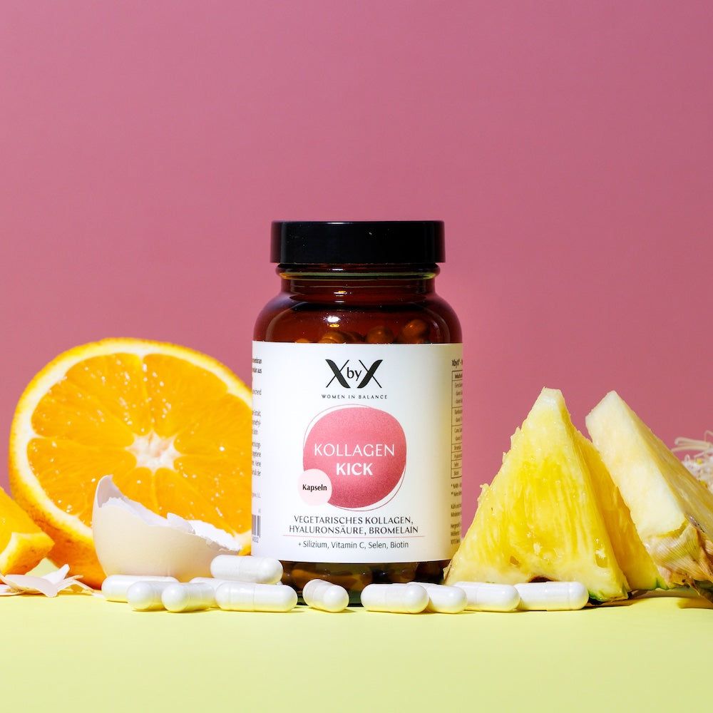 XbyX® Kollagen Kick Kapseln - Vegetarisches Premium Kollagen