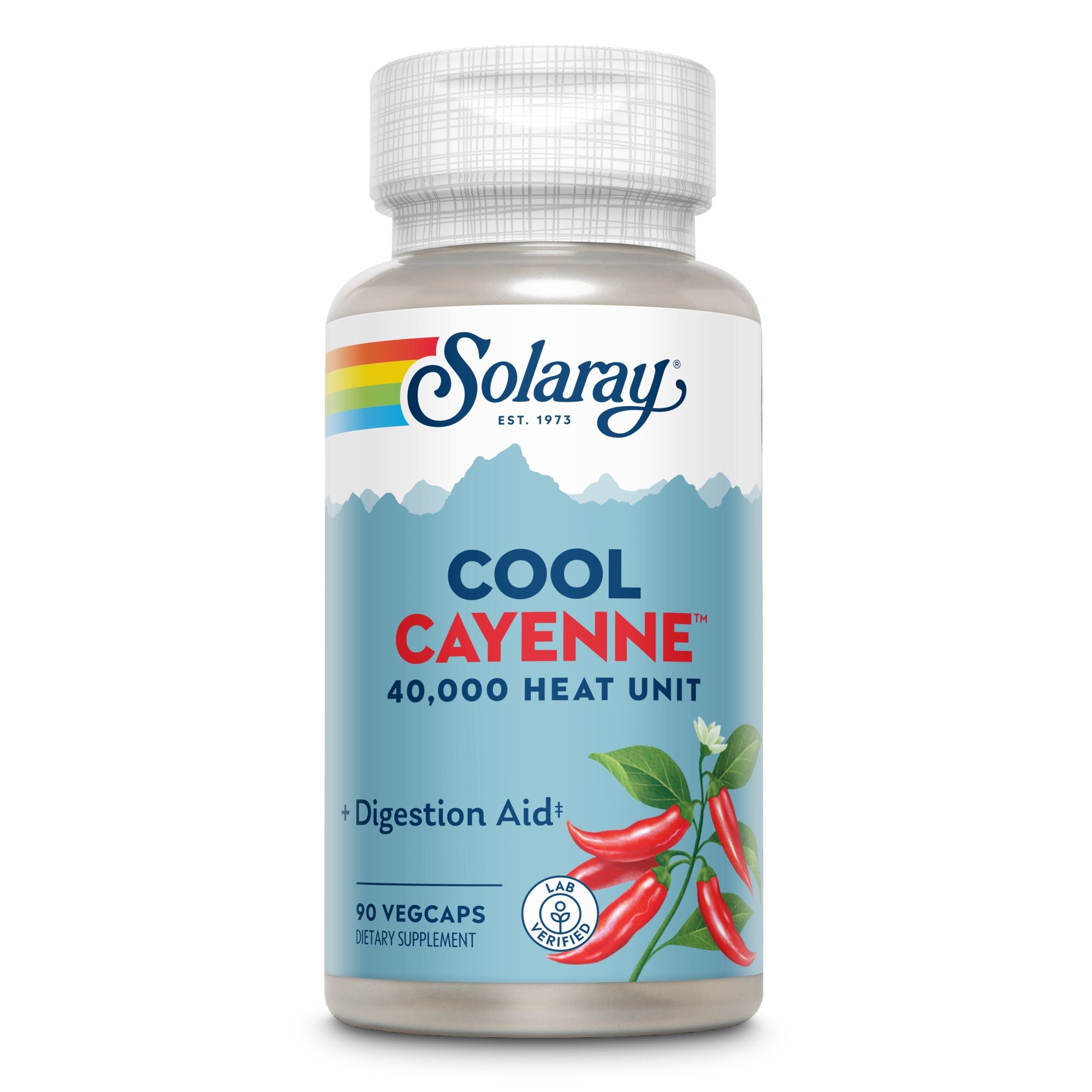 Solaray Cool Cayenne 90 St Kapseln