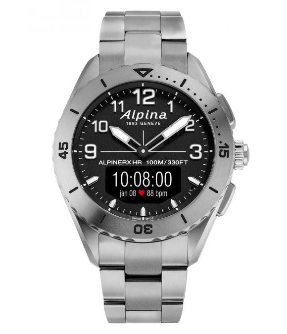 Pulsuhr / Tracker Alpina - Armbanduhr - Herren - Quarz - AlpinerX Alive - AL-284LBBW5TAQ1B