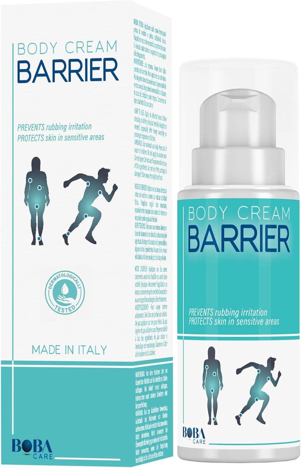 Crema Antisfregamento Cosce e Corpo - Protettiva invisibile per running, cinclismo e uso quotidiano