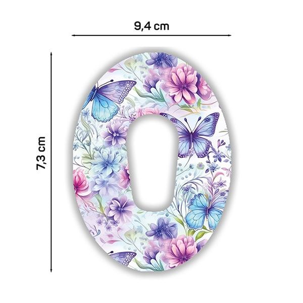 Diasticker® Dexcom G6 Fixiertapes "Butterfly Kiss"