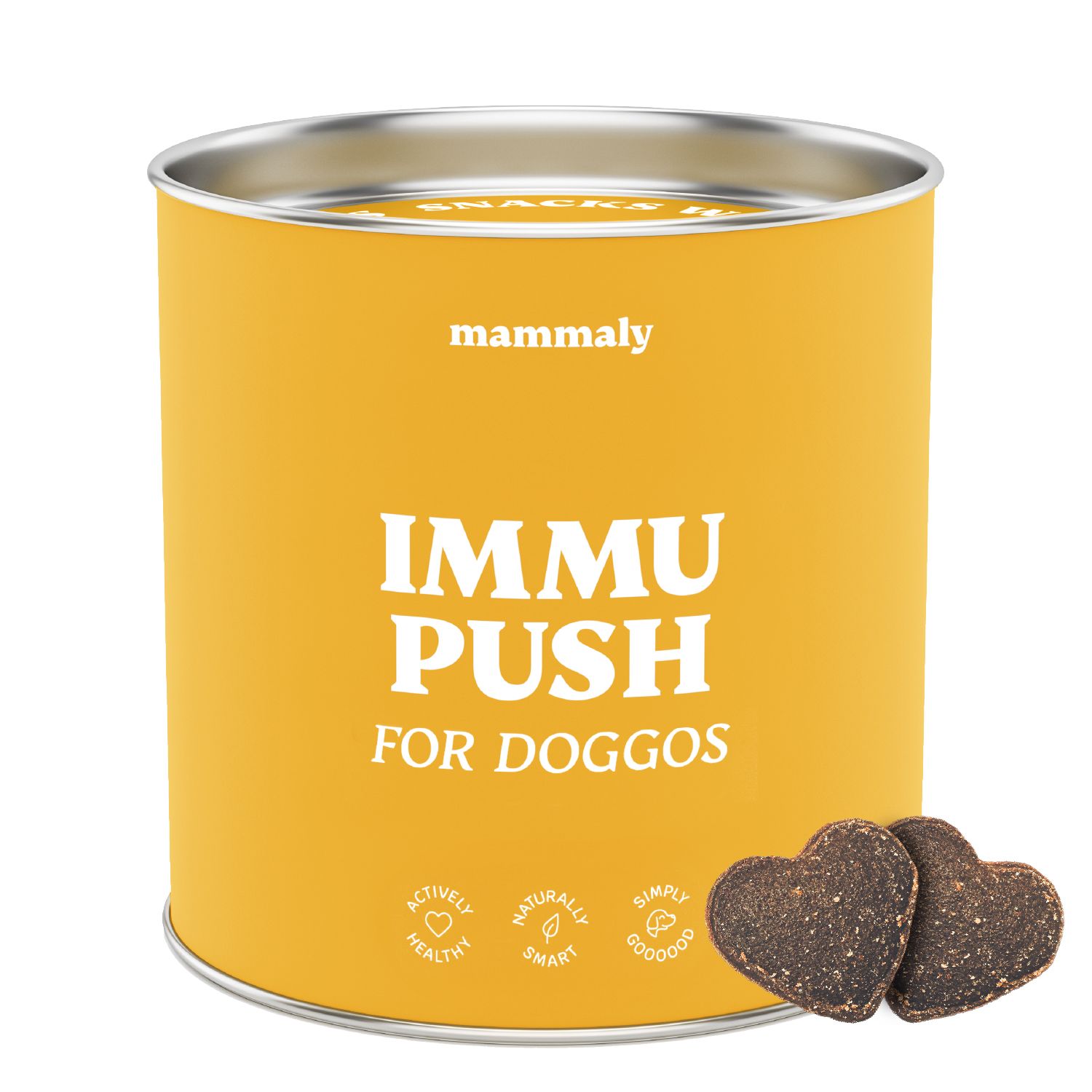 mammaly Immu Push Snack, Nahrungsergänzungsmittel Hund, Vitamine für Hunde, mit Vitamin b Komplex