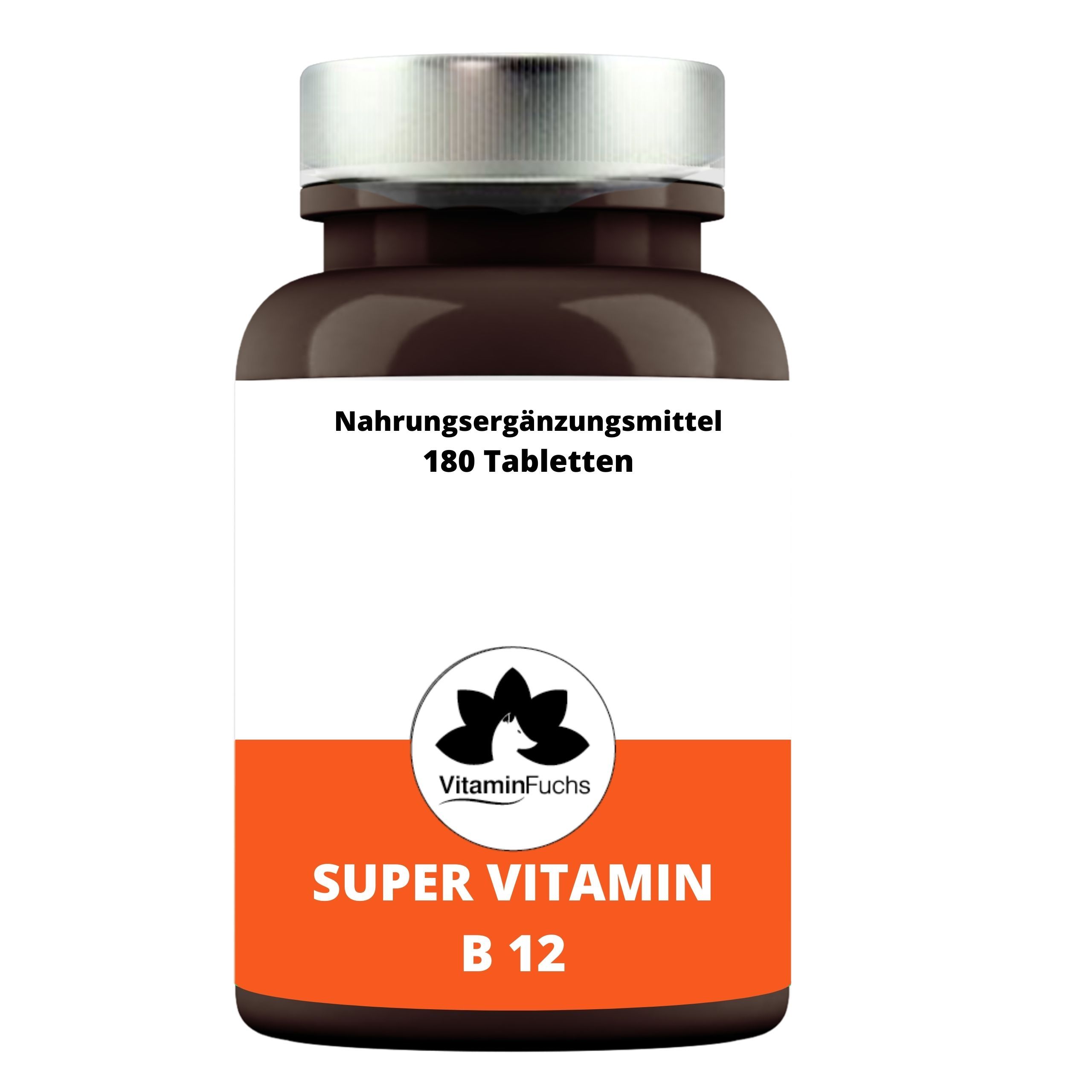Vitamin B Complex hochdosiert mit allen B-Vitaminen in einer Tablette von VitaminFuchs