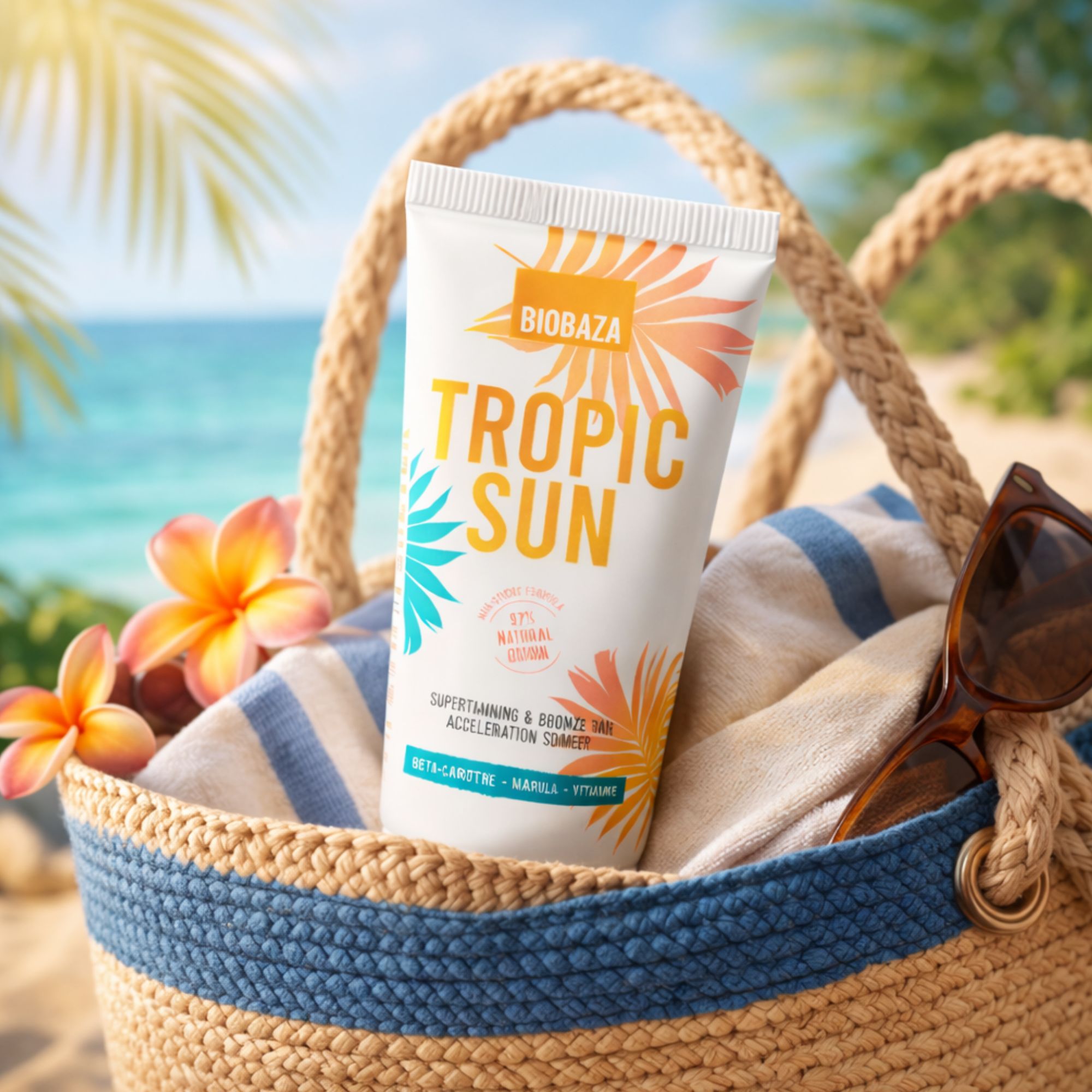 Biobaza Tropic Sun Bräunungscreme für einen natürlichen Teint