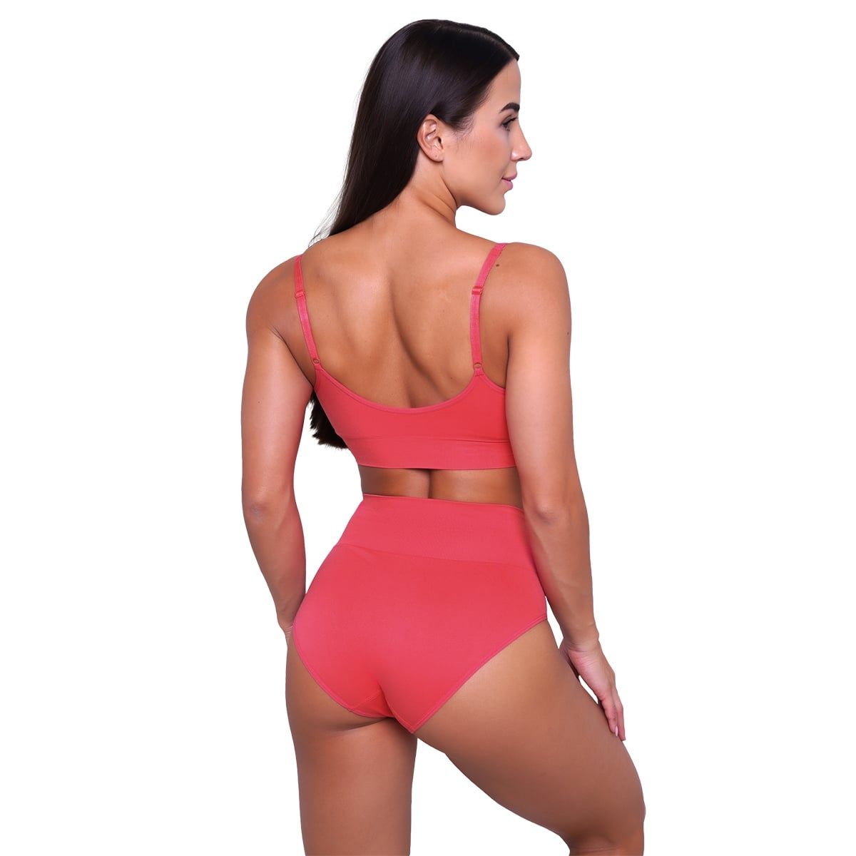 GymBeam Sport-BH Damen Triangle mit verstellbaren Trägern in Pink