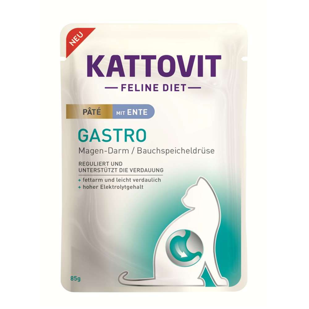 Kattovit - Feline Diet Pouch Gastro Paté 0,9 kg