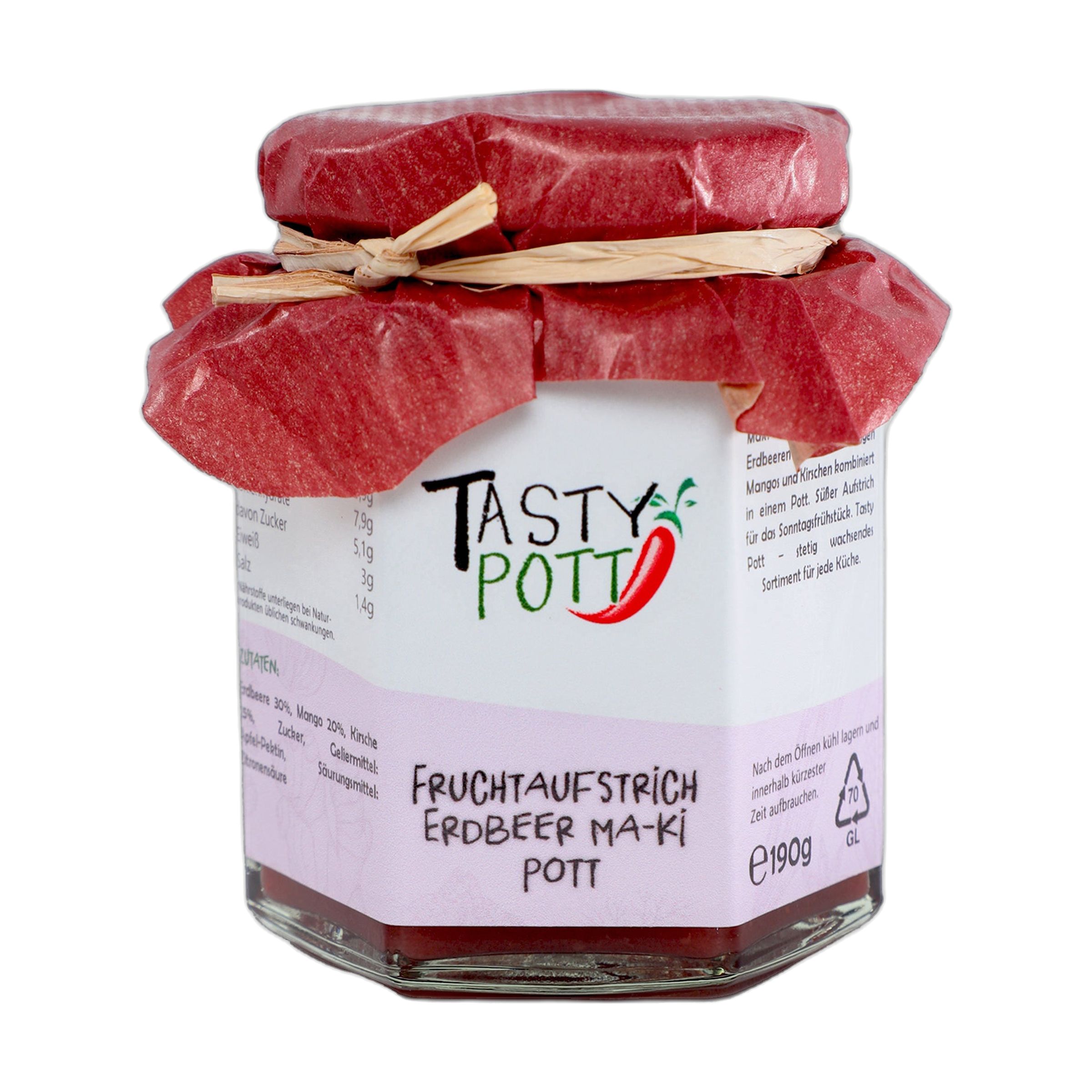 Tasty-Pott Tasty Pott Fruchtaufstrich Auswahl 180 g