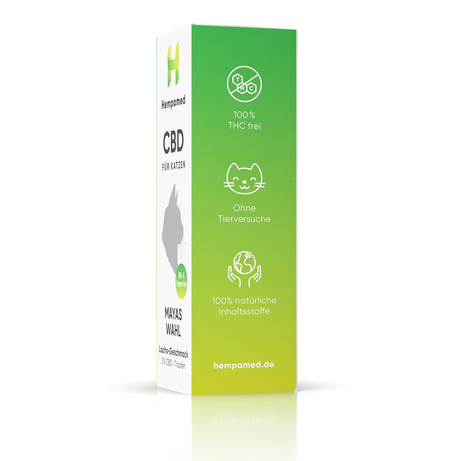 Hempamed Premium CBD Öl für Katzen 3 % (Lachs-Aroma)