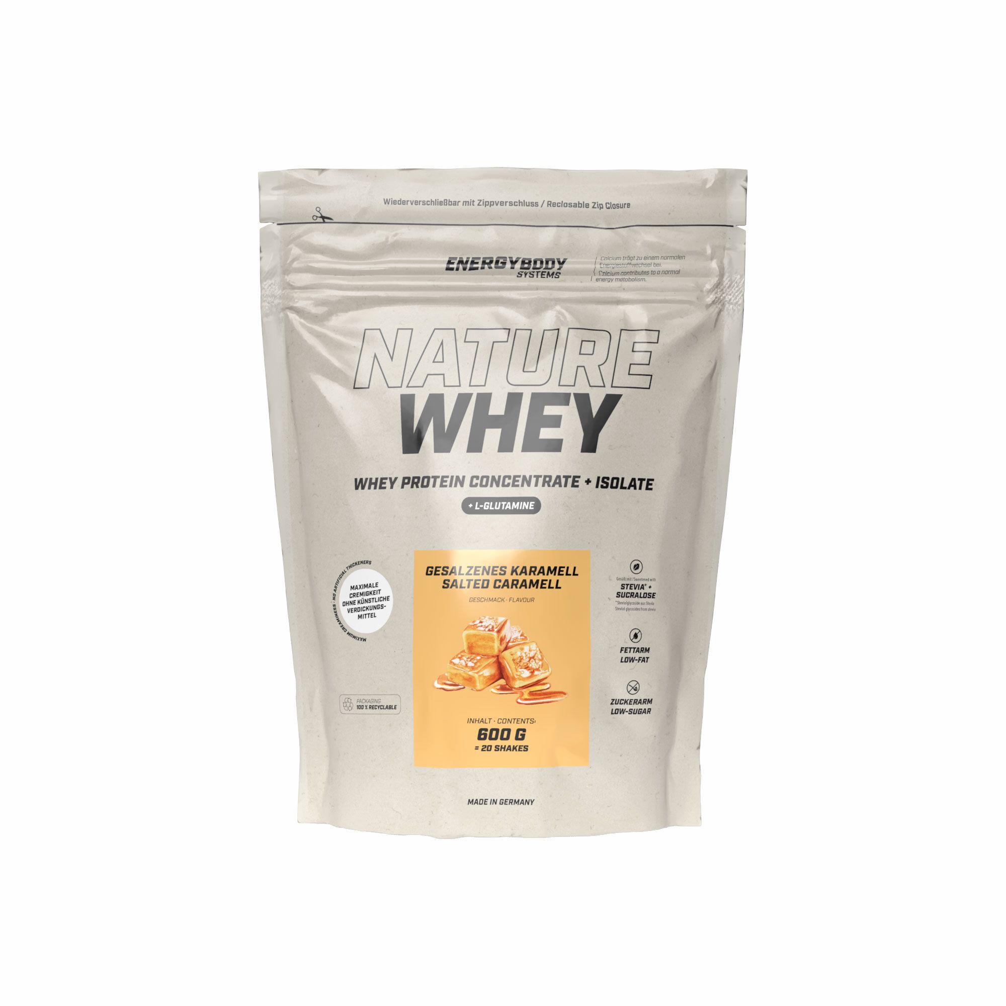 Energybody Systems Nature Whey Protein Gesalzenes Karamell