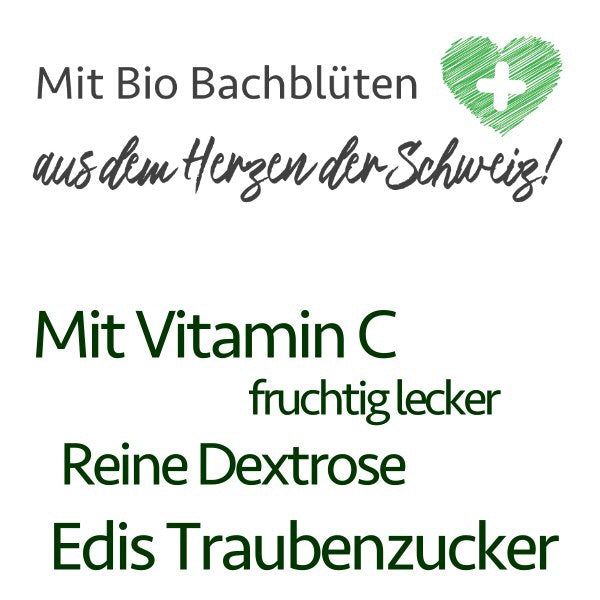 Edis Stress & Alltagshetze Bachblüten Traubenzuckertabletten
