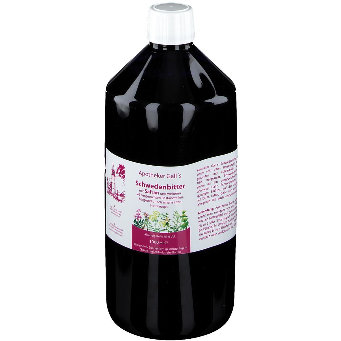 Apotheker Galls Schwedenbitter mit Safran