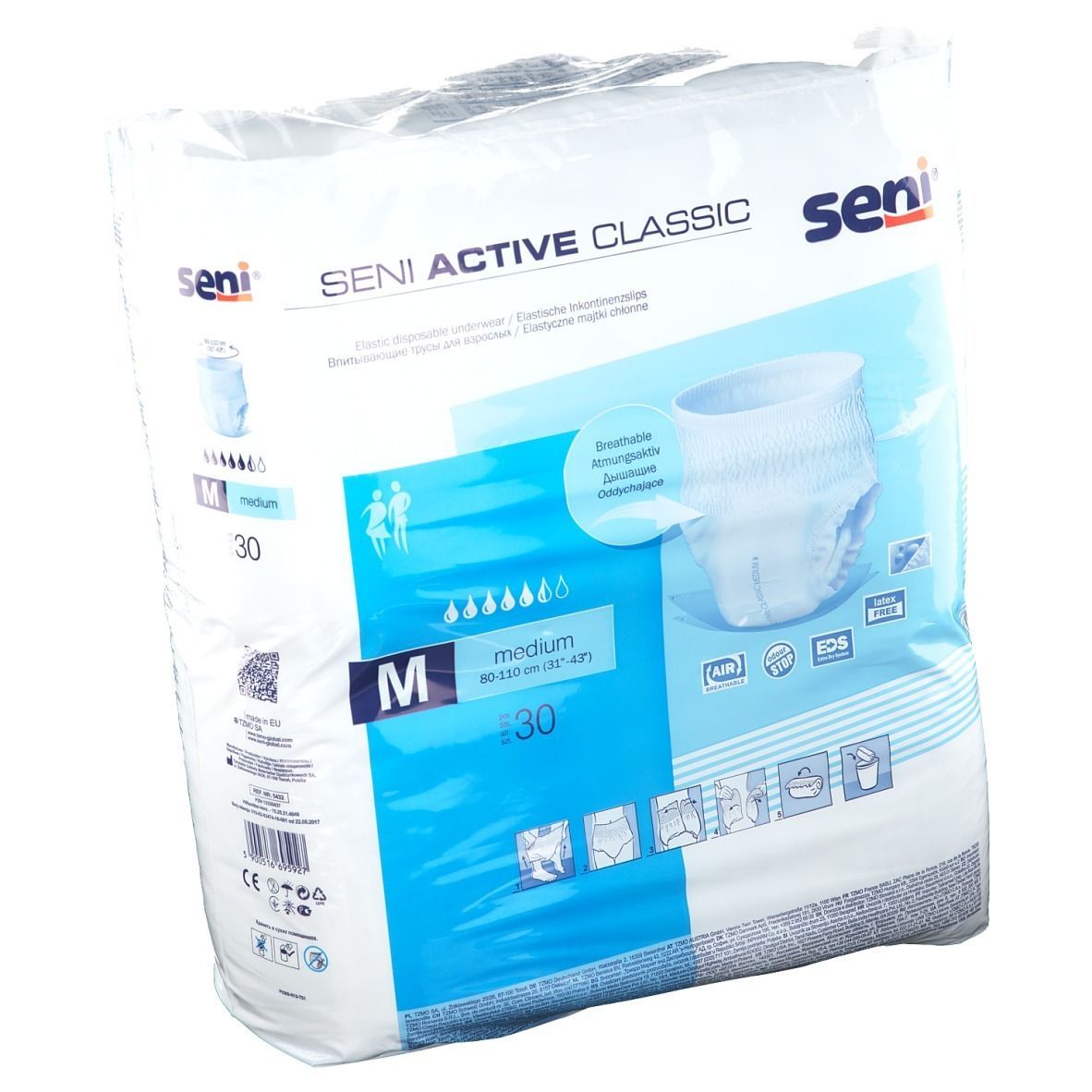 Seni Active Classic Inkontinenzslip Einm.medium