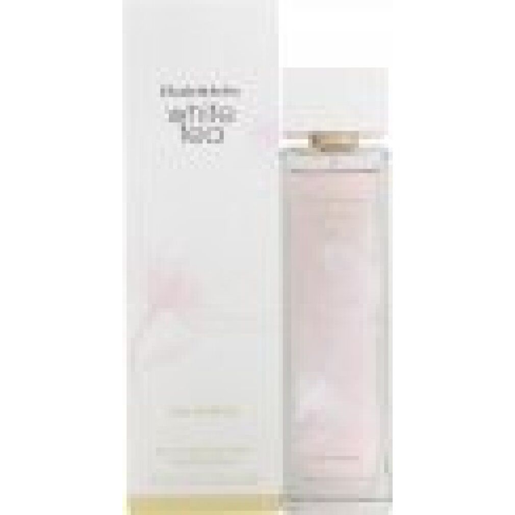 Flakon und Verpackung. Aufschrift "Elizabeth Arden white tea eau florale".