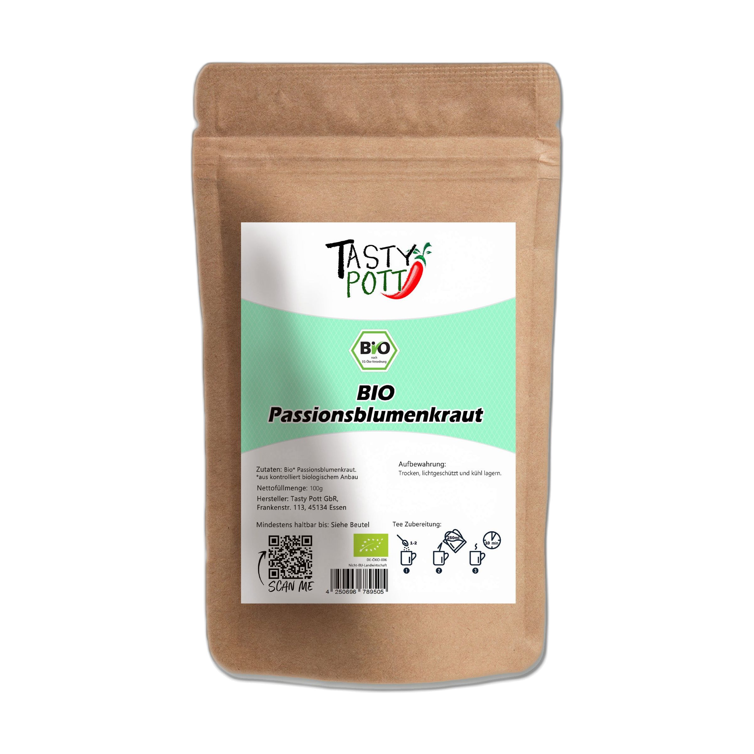Tasty Pott Bio Passionsblumenkraut 250 g
