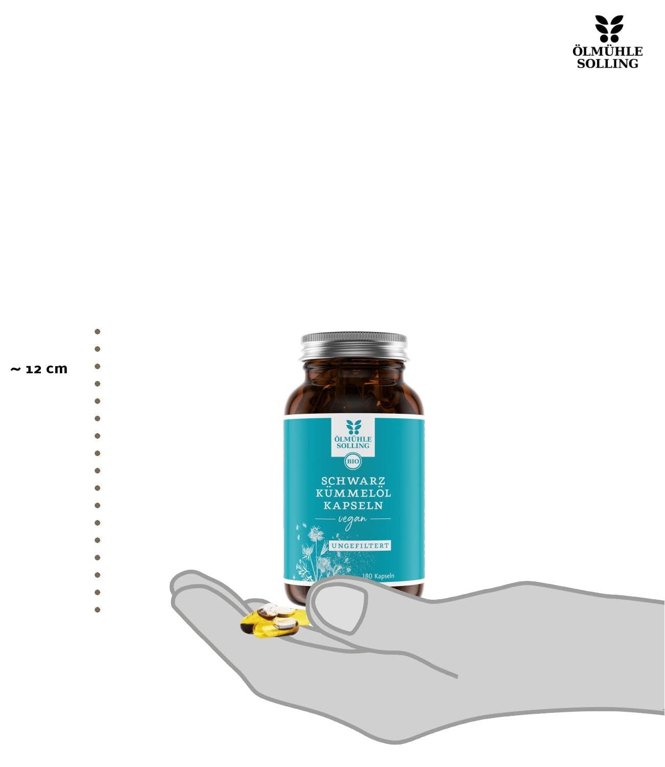 Ölmühle Solling Bio Schwarzkümmelöl Kapseln ungefiltert