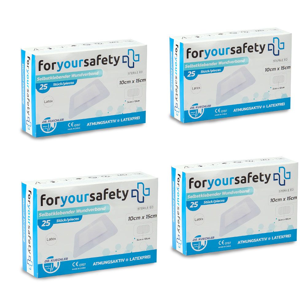 Dr. Kuechler Medical® Sparpaket Wundpflaster steril, besonders hautfreundlich