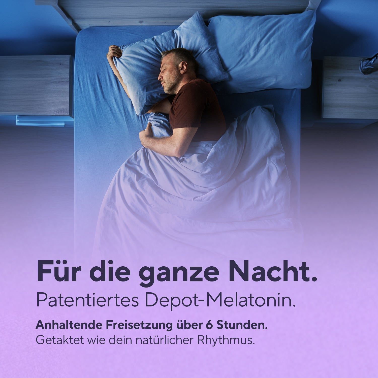 TRUE NATURE® Daily Sleep Schlafkapseln - Premium Schlaf-Komplex mit Melatonin